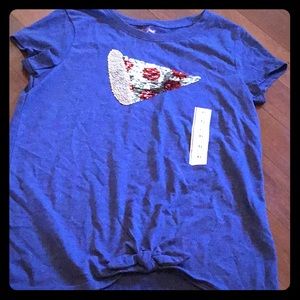 Sequin Pizza Shirt